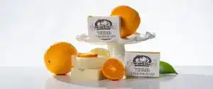 orange lemongrass goat's milk soap