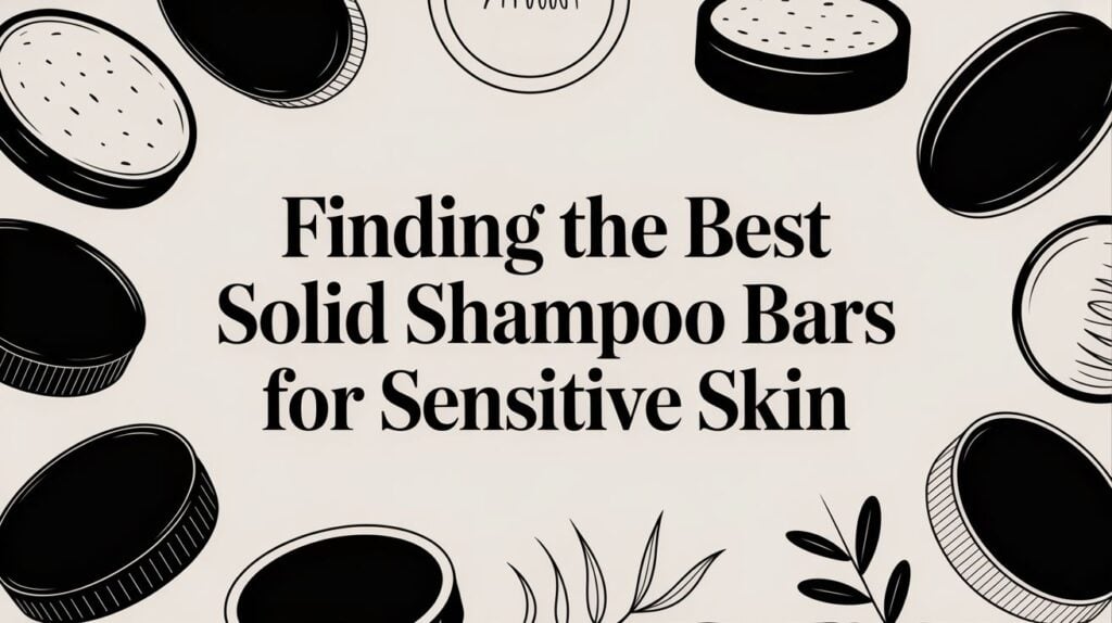 Gentle solid shampoo bars ideal for sensitive skin, reducing irritation and nourishing hair naturally.