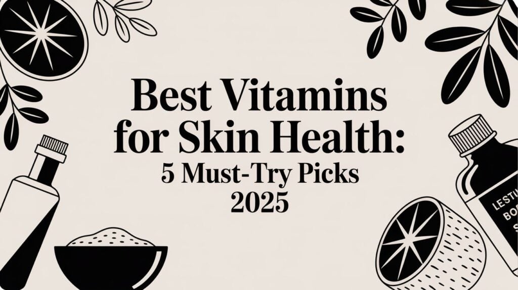 Vitamins for skin health and glow, tips on best supplements and skincare in 2025.