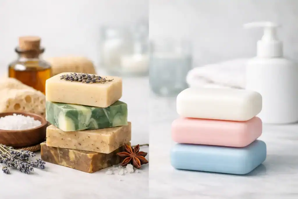 Handmade Soap vs Commercial Soap