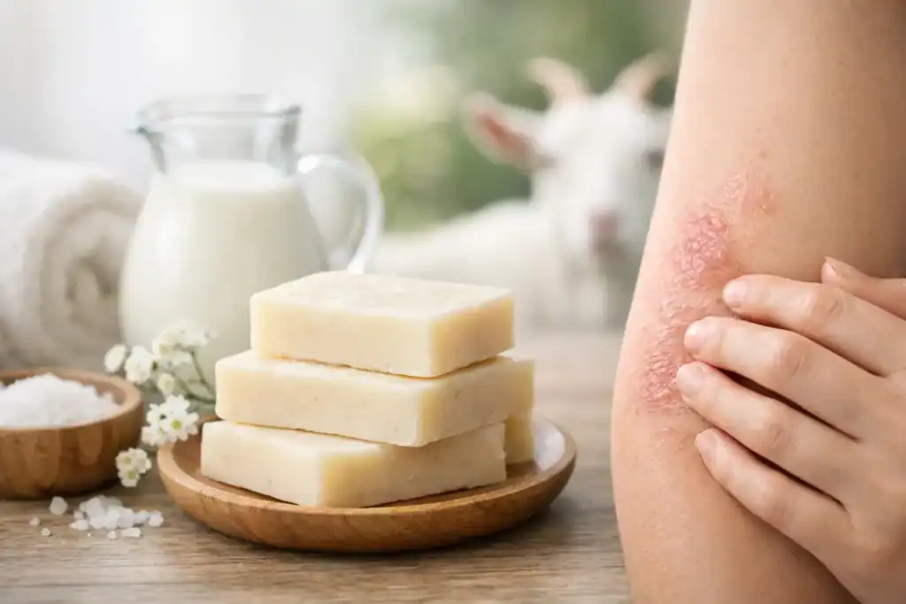 Eczema Relief With Goat Milk Soap Example