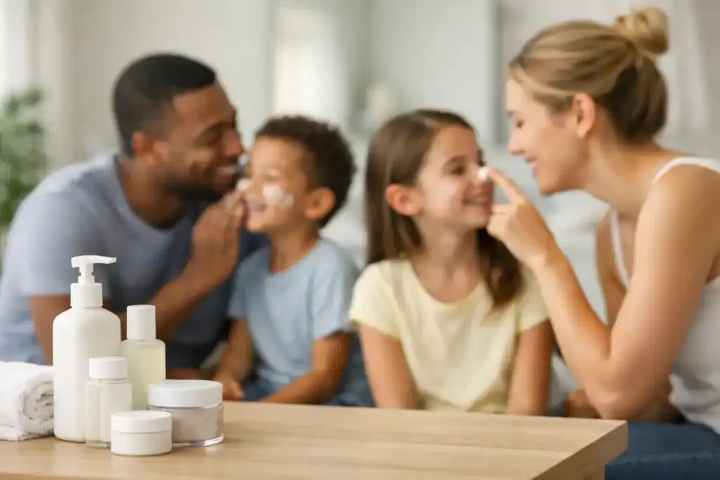 How to Build a Family Skincare Routine That Lasts